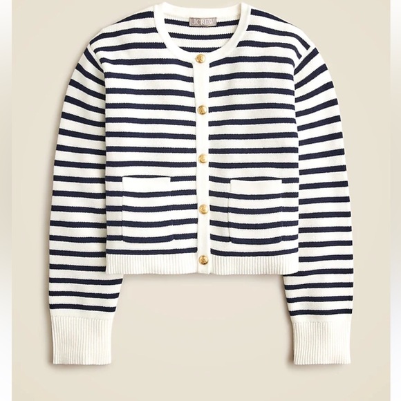 J.Crew Sweaters - NWOT J.Crew Relaxed Emilie Sweater Lady Jacket Size Medium